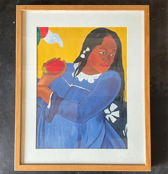 紙に描いた油絵、ポール・ゴーギャンの模写 - Etsy 日本