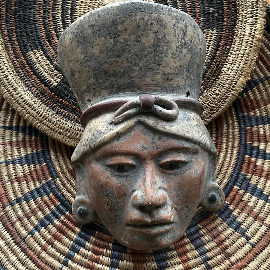 Clay Mask, Copy of Ancient Mayan Mask - Etsy