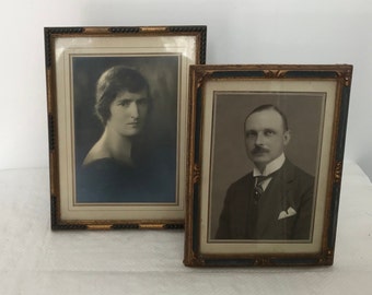 Carved and painted wood frames circa 1930/1940