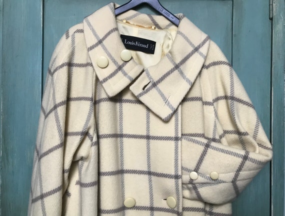 Louis féraud vintage wool coat, 1970s