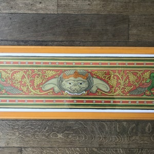 Painting on Burmese cotton