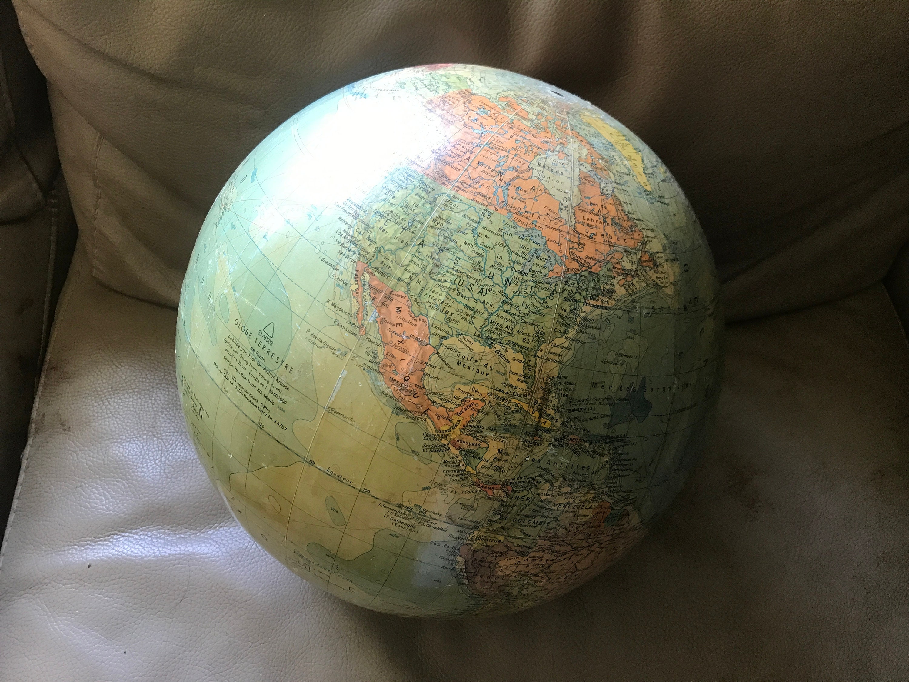 Globe terrestre vintage  Vente en ligne à petit prix pas cher