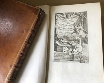Set of 3 volumes, Jean de la Fontaine, fables selected and put into verse, volumes 3, 5 and 6, in 1768
