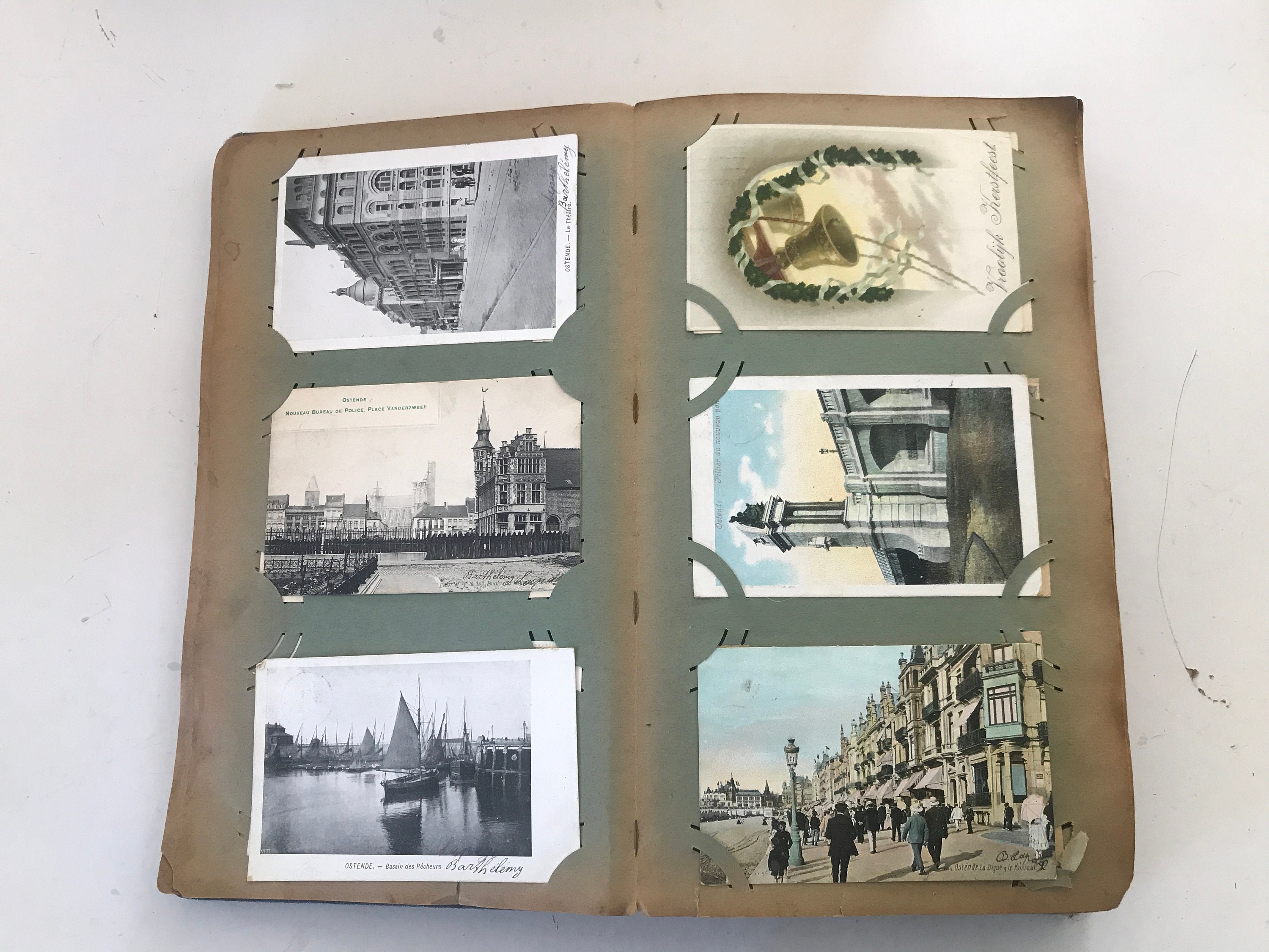 Album of Old Postcards, City Views and Fancy Cards, Between 1900 and ...
