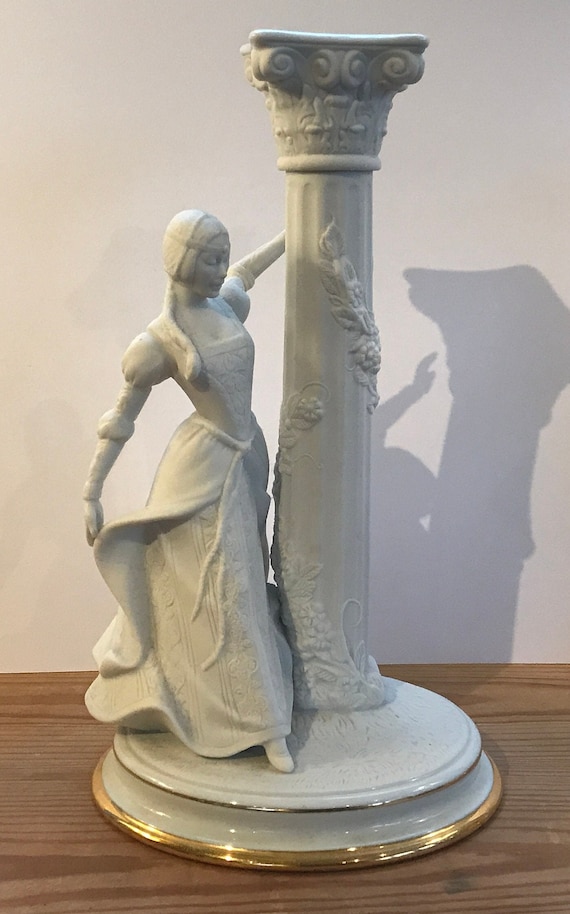 Romeo and Juliet Candle Holder Statuettes Franklin Mint 1986 - Etsy