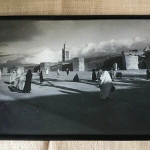 Black and white photo, Morocco, Meknes, 1948