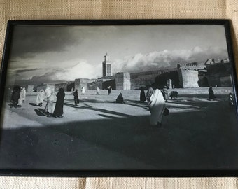 Foto schwarz-weiß, Marokko, Meknes, 1948