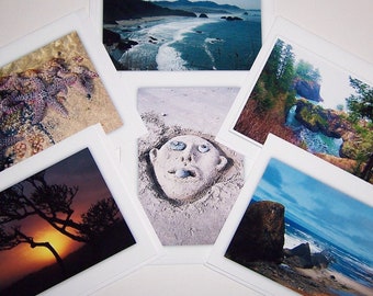 Photo Note Cards, Oregon Coast Cards, Pacific Northwest Cards, Scenic Coast Cards