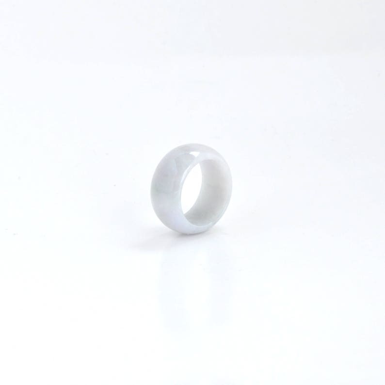 Size 10.5 U.S Jadeite Jade Band Fathers Day Gift Gift for Dad Father of the Bride Gift Gift for Husband Natural Gemstone Jade Ring