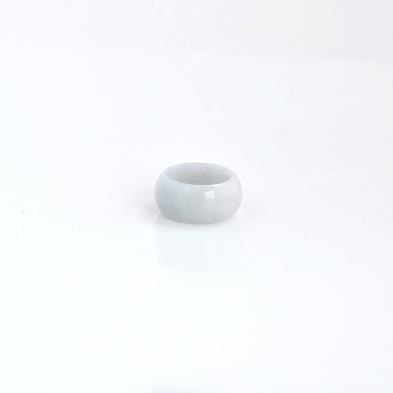Size 10.5 U.S Jadeite Jade Band Fathers Day Gift Gift for Dad Father of the Bride Gift Gift for Husband Natural Gemstone Jade Ring