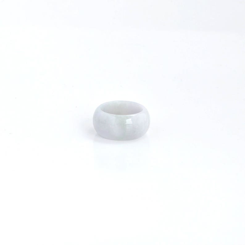 Size 10.5 U.S Jadeite Jade Band Fathers Day Gift Gift for Dad Father of the Bride Gift Gift for Husband Natural Gemstone Jade Ring