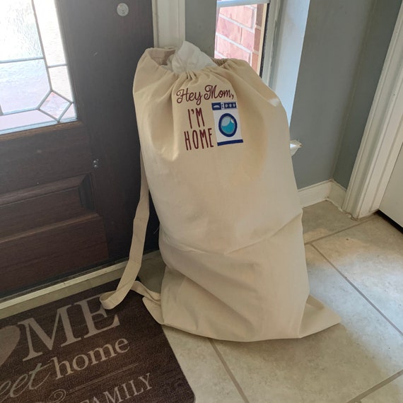 About Face Designs Hey Mom Im Home Laundry Bag One Size Black I'm Home Laundry Bag One Size Black 188226 About Face Designs Hey Mom Im Home Laundry Bag One Size Black I'm Home Laundry Bag One Size Black 188226