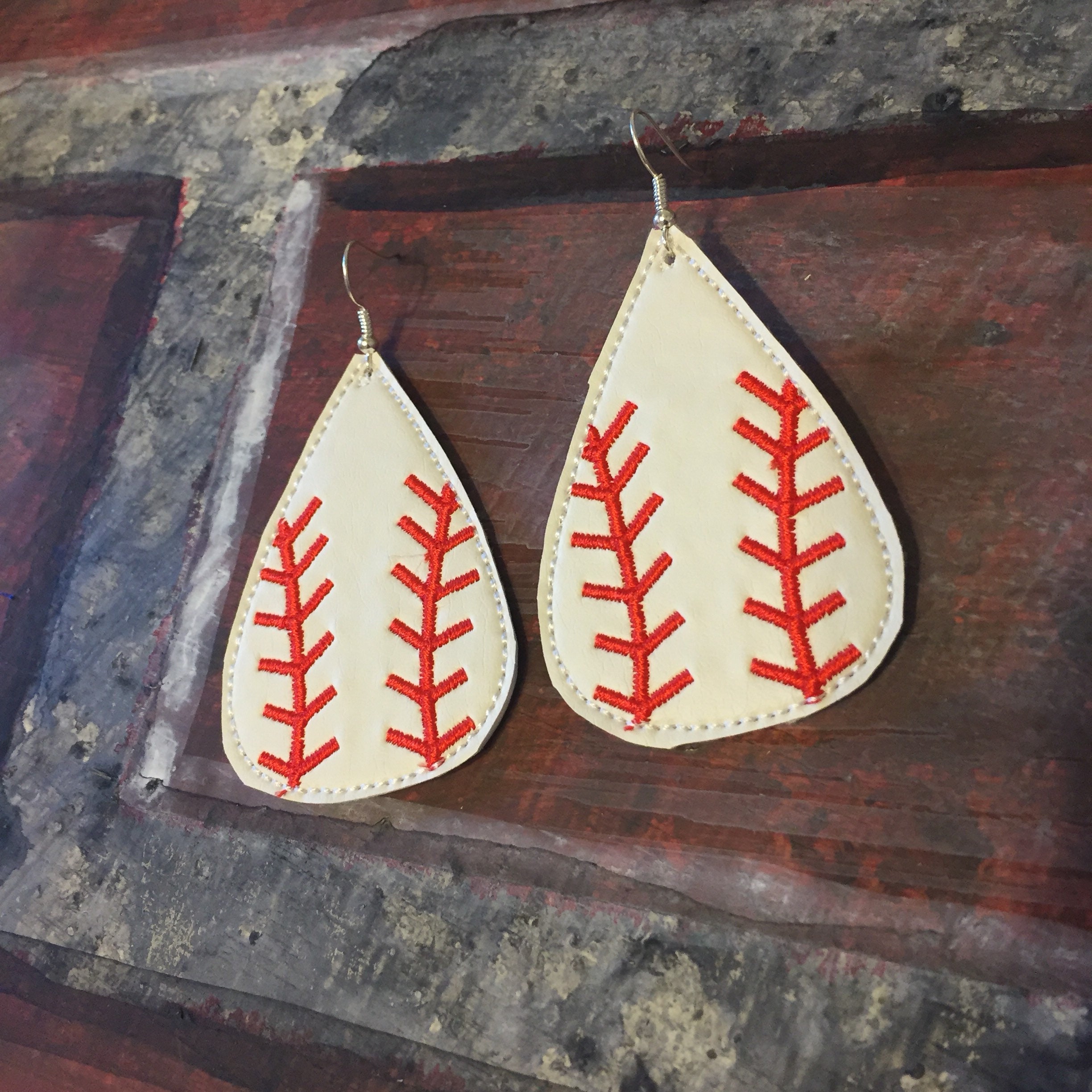 Baseball Earrings Etsy