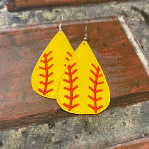 Softball Earrings
