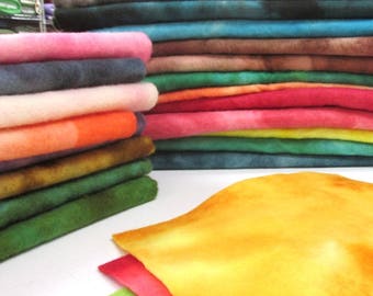 Hand Dyed 100% Wool Felt 9"X12" Sheets