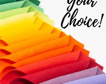 4 U PICK -18&quot;X12&quot; Sheets Merino Wool blend Felt
