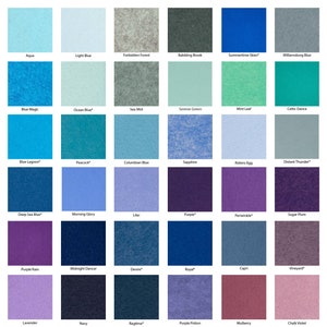 12 U PICK 6X12 Sheets Merino Wool blend Felt image 3