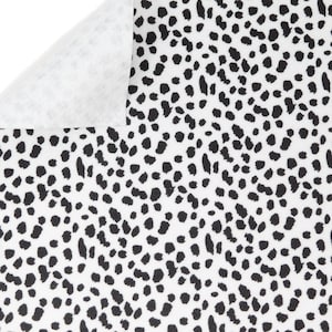 Dalmation Polka Premium Printed Felt Sheet // Made in USA // Baby Safe