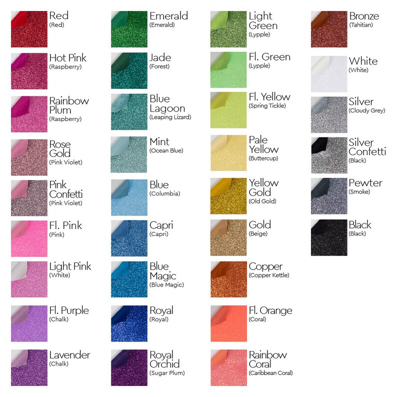 Glitter Wool Felt Vinyl Made in USA / Baby Safe / CSPIA Etsy