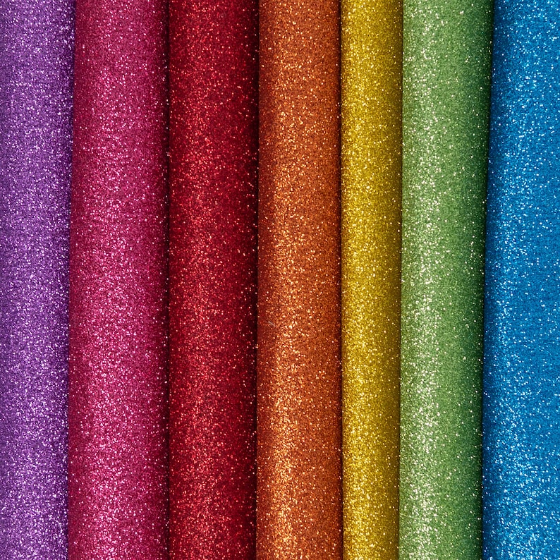 Glitter Wool Felt Vinyl Made in USA / Baby Safe / CSPIA Etsy