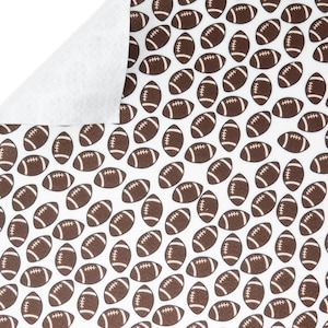 Footballs Premium Printed Felt Sheet // Made in USA // Baby Safe