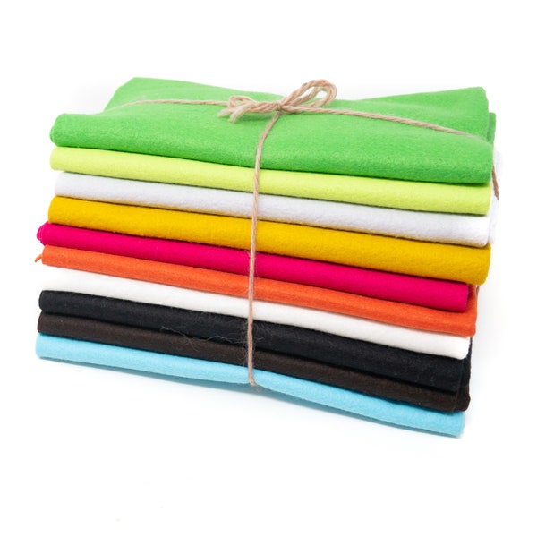 100% Bamboo Felt / Super Soft / Vibrant Colors / 1/2 Yard You Pick Colors