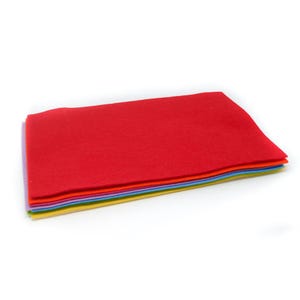 1/2 Yard 100% Merino Wool Felt - Cut to order - You Choose Color - 2mm Thick image 3