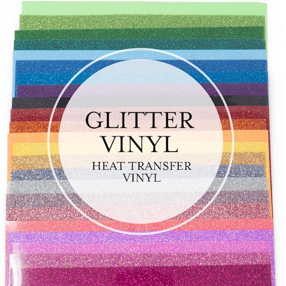 Glitter HTV Vinyl Siser Easyweed 10"X13" Sheet