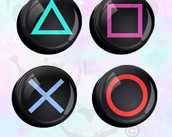 2 Pairs (4 piece Combo) of Playstation PS3 Buttons Ear Plugs