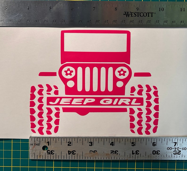 Jeep Girl Vinyl Decal Sticker Etsy