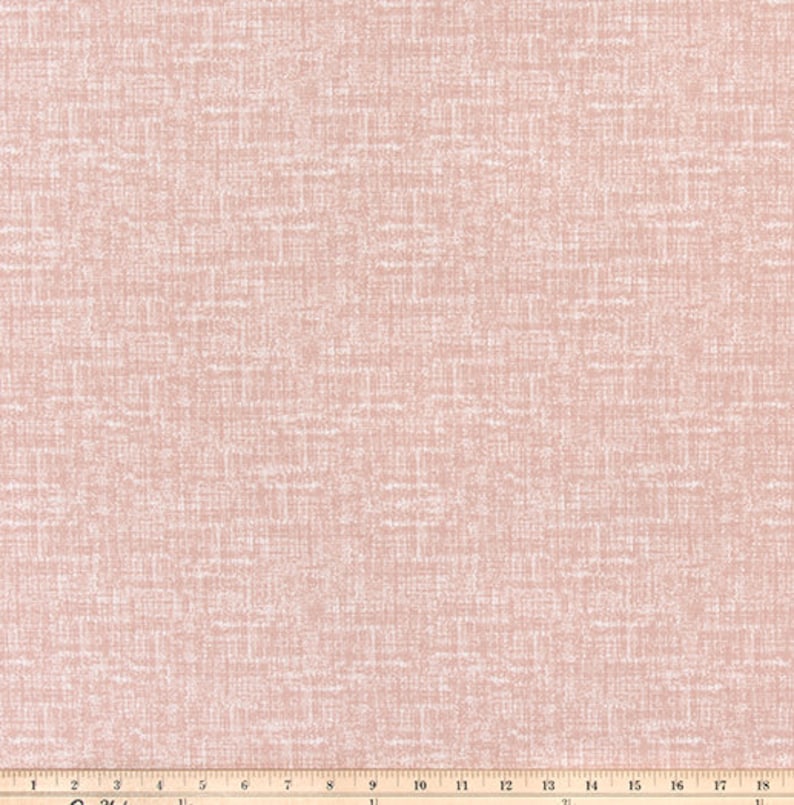Modern Blush Pink Textured Look Print Home Decor Fabric by