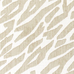 Tan and White Zebra Print Fabric by the Yard Designer Slub Cotton Home  Decor, Drapery, Curtains or Upholstery Zebra Animal Print Fabric M653 -   Norway