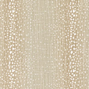Tan and White Abstract Stripe Antelope Animal Print Fabric by the Yard Cotton Slub Curtain, Drapery or Upholstery & Home Decor Fabric M539