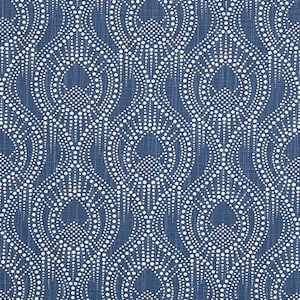 Navy Blue Home Decor Fabric by the Yard Designer Subtle Geometric Fabric Cotton Drapery Curtain Fabric Upholstery Fabric Navy Fabric M854