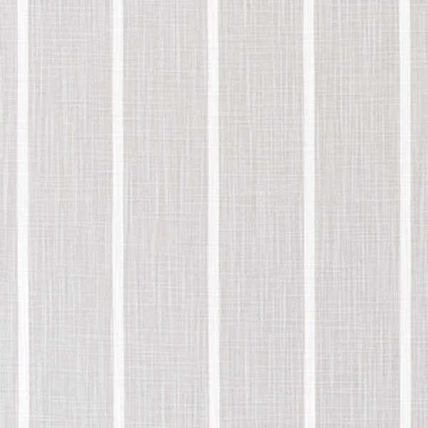 Soft Gray and White Striped Fabric by the Yard Designer Slub Cotton Light Gray Drapery, Curtain, Upholstery or Home Decor Fabric M545