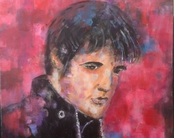 Painting Elvis Presley