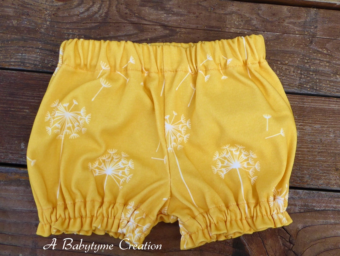 Organic Cotton Baby Girl Bloomers Diaper Cover Baby Shorts Etsy