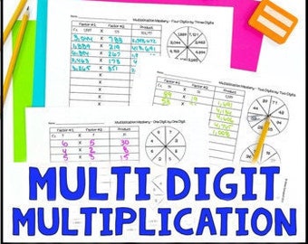 Multi Digit Multiplication Game | Multiplication Practice | Spin and Answer Math