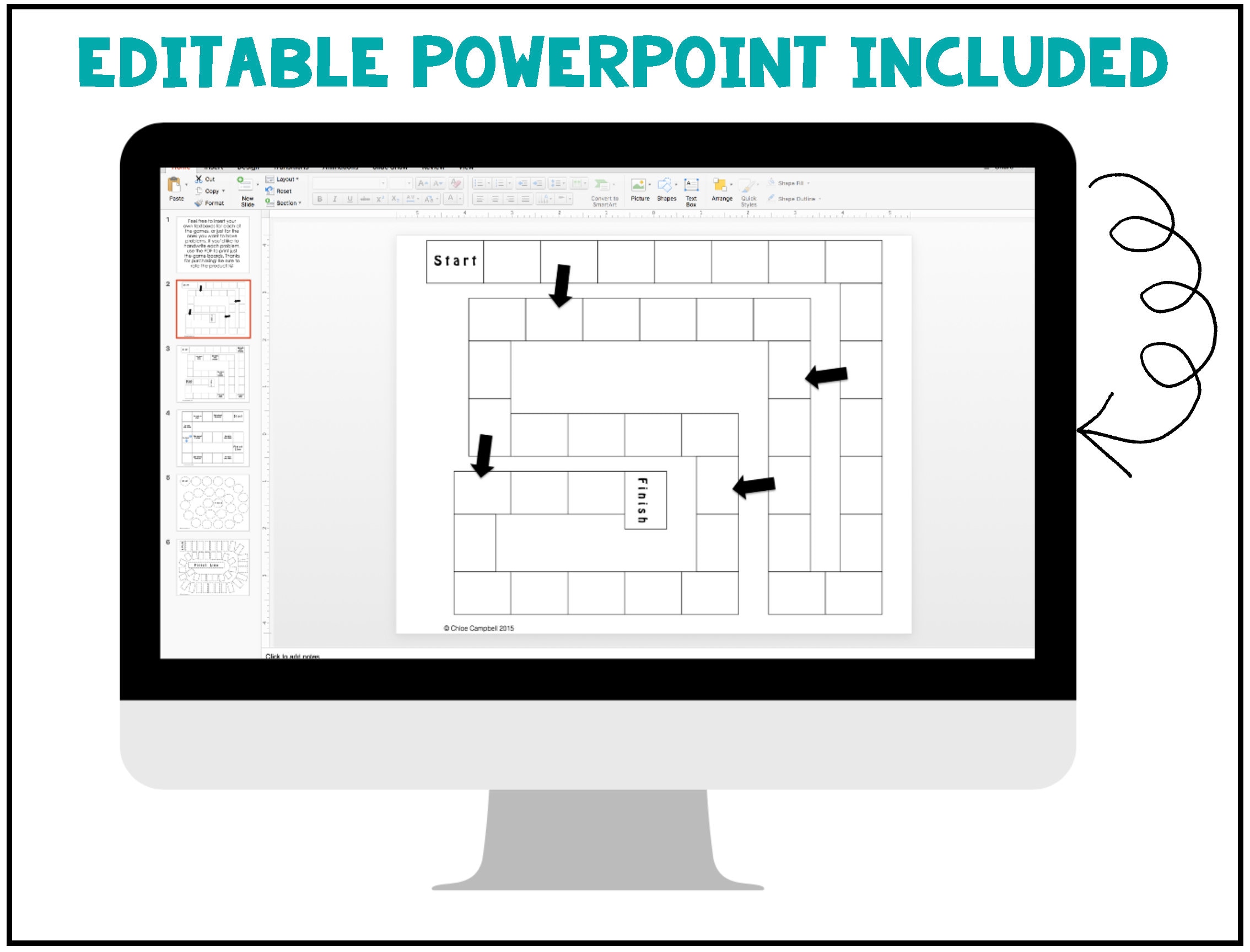 Blank Board Game Templates - Create Board Game Project - Enrichment ...