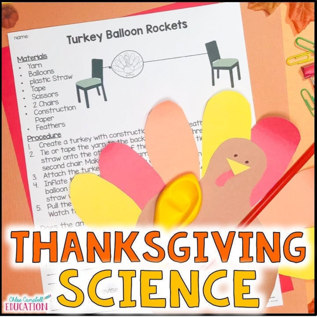 Thanksgiving Science Activities and Experiments Fall STEM Etsy