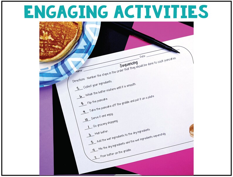 Pancake Day Activities Cooking Math Project Physical and Chemical Changes Pancake Project Etsy