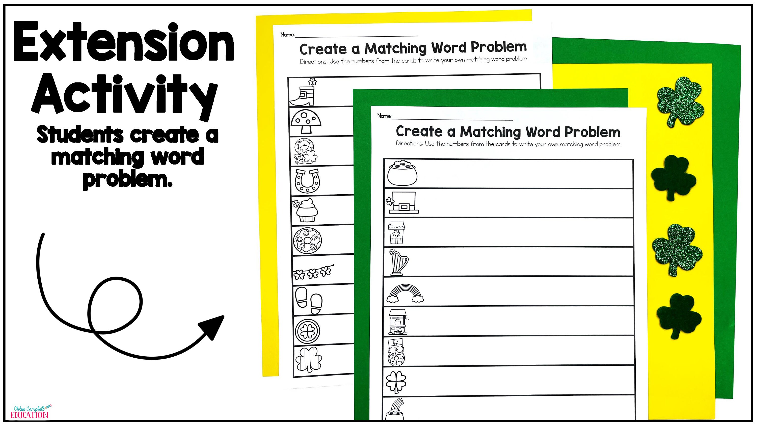 2 Digit Subtraction With Regrouping Solve the Room - St. Patrick’s Day ...