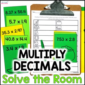 Multiplying Decimals Activity - St. Patrick’s Day Math