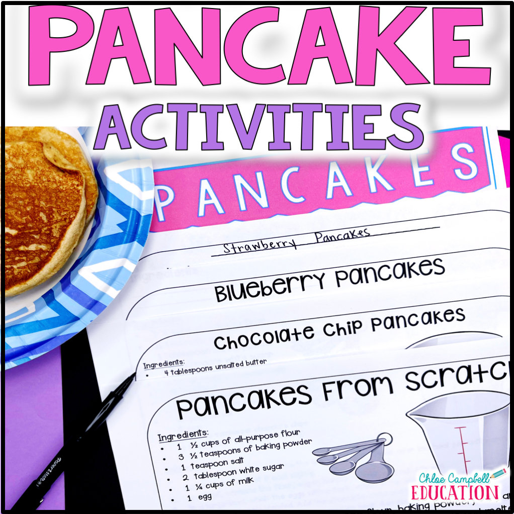 Pancake Day Activities Cooking Math Project Physical and Chemical Changes Pancake Project Etsy