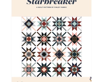 Motivo Per Trapuntatura Fabric Cafe - Boomerang - Multicolore - Cartamodello Per Realizzare Una Trapunta Da 3 Yard