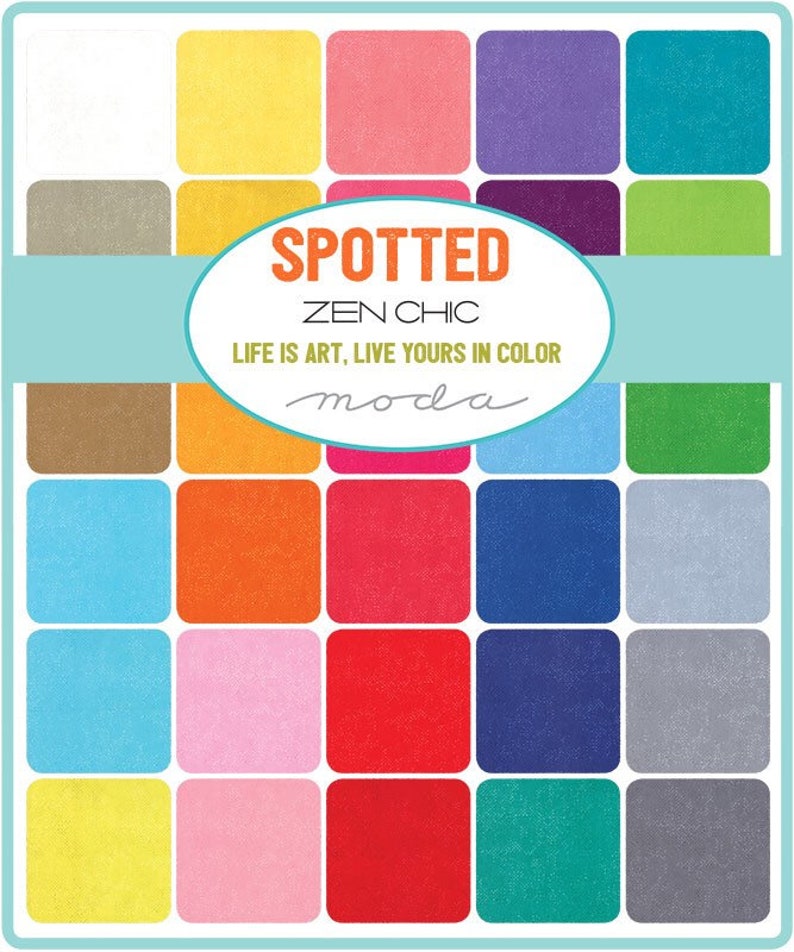 Spotted Jelly Roll by Zen Chic for Moda Fabrics