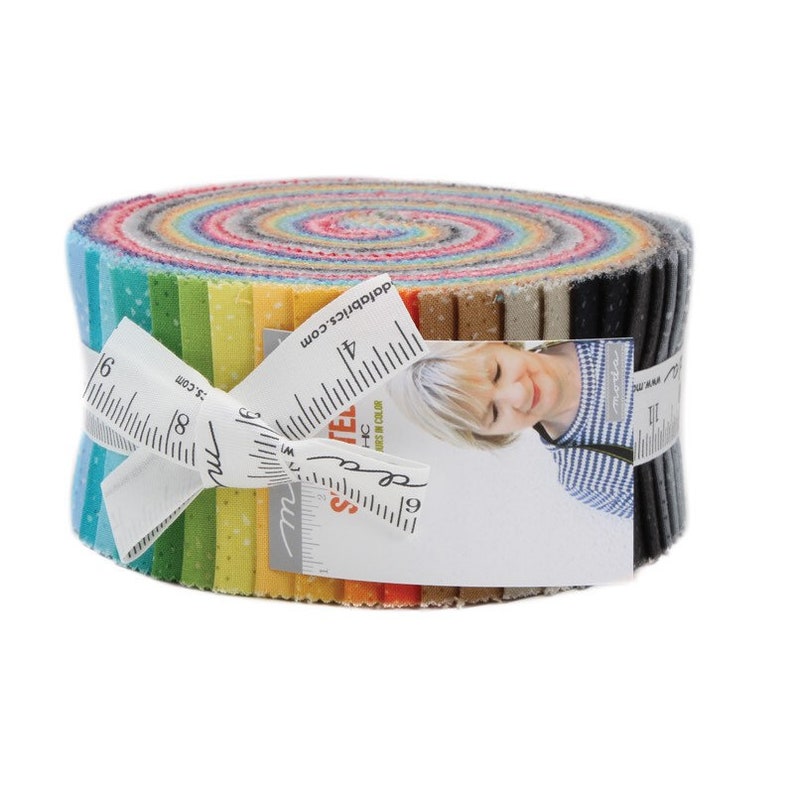 Spotted Jelly Roll by Zen Chic for Moda Fabrics