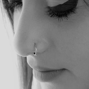 Nose Piercing, Tribal Piercing, Silver Nose Hoop, Gold Nose Ring, Ethnic Nose Ring, Indian Piercing, Nose Cuff, Cartilage, Helix, Tragus