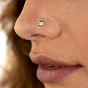 Gold sun nose stud sale