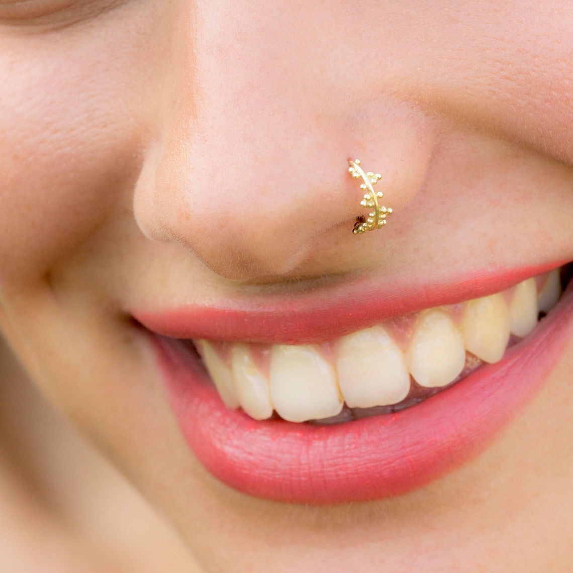 Gold Nose Jewelry Unique Nose Ring Nose Hoop Indian Etsy Israel